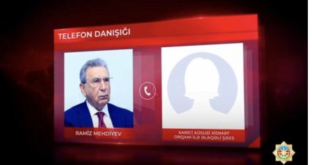 Ramiz Mehdiyevlə xarici kəşfiyyət orqanının əməkdaşı arasında telefon danışığının ANBAAN VİDEOSU