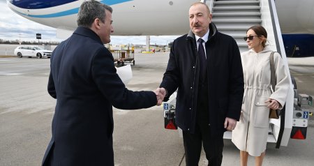 Prezident və birinci xanım Almaniyada səfərdədir &ndash; FOTO/VİDEO