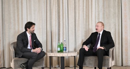 İlham Əliyev Münxendə Slovakiya Baş nazirinin müavini ilə görüşüb - FOTO/VİDEO