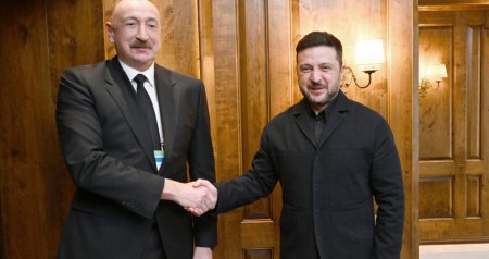 İlham Əliyevin Münxendə Zelenski ilə görüşü olub - FOTO/VİDEO