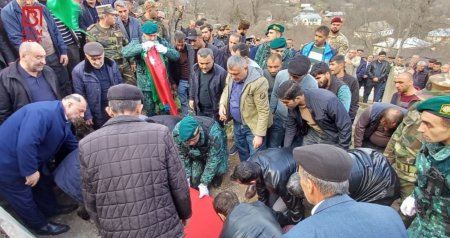 Şəhid Nail Dənziyev son mənzilə yola salındı &ndash; FOTO 