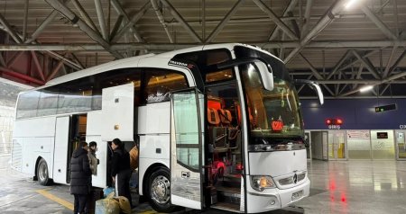 Bakıdan Laçına ilk avtobus yola düşdü &ndash; FOTO