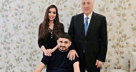 Leyla Əliyeva Vətən müharibəsi qazisini ziyarət etdi - FOTO