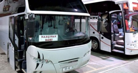 Bakı-Naxçıvan-Bakı avtobus reysləri dayandırılıb