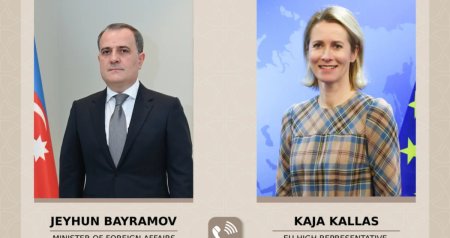 Ceyhun Bayramovla Kaya Kallas bölgədəki hərbi gərginliyi müzakirə ETDİ