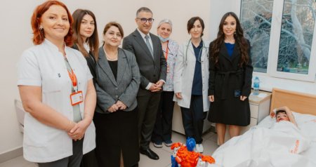 Leyla Əliyeva Uşaq Klinik Xəstəxanasını ziyarət etdi - FOTO