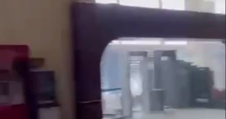 İranın xain hücumuna məruz qalan Naxçıvan Hava Limanının içərisindən VİDEO