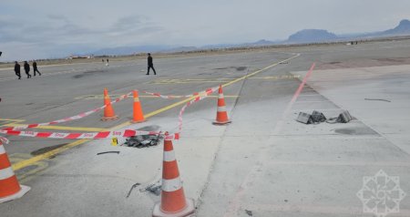 Naxçıvan aeroportunu hədəf alan dronun düşdüyü ərazi &ndash; FOTO/VİDEO