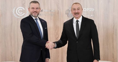 İlham Əliyev Slovakiya Prezidentinə təşəkkür etdi &ndash; FOTO