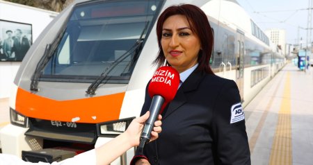 10 il məktəbdə çalışdı, qızı ilə bir partada əyləşdi... &ndash; Dəmir Yollarının ilk qadın maşinist köməkçisi &ndash; VİDEO