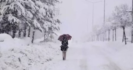 FAKTİKİ HAVA: Bu ərazidə qar örtüyünün hündürlüyü bir metri keçib