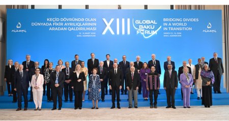 İlham Əliyev XIII Qlobal Bakı Forumunun AÇILIŞ MƏRASİMİNDƏ - FOTO