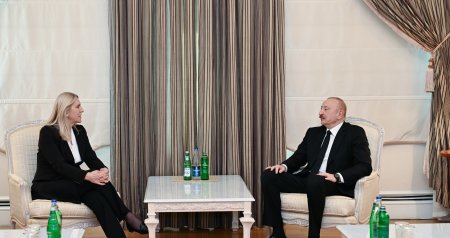 İlham Əliyev Jelka Tsviyanoviç ilə görüşdü &ndash; FOTO