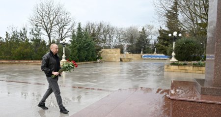 İlham Əliyev Şamaxıda &ndash; FOTO