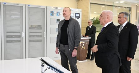 Prezident &ldquo;Abşeron&rdquo; Batareya Enerji Saxlanc Mərkəzinin açılışında &ndash; FOTO/VİDEO