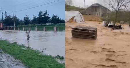 Qusar rayonunda son iki gündə yağan güclü yağışların vurduğu ziyan - VİDEO