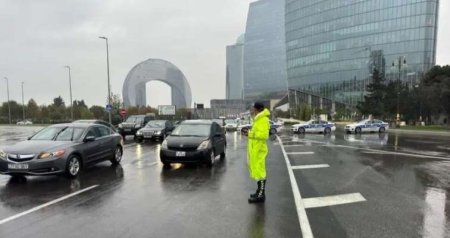 DYP-dən yağışlı hava ilə bağlı sürücülərə MÜRACİƏT