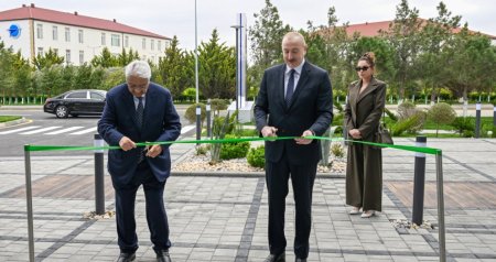 Prezident Milli Aviasiya Akademiyasında Beynəlxalq Təlim Mərkəzinin açılışında &ndash; FOTO