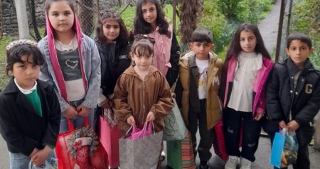 Qaxda yaşayan gürcülər Pasxa bayramını belə qeyd edirlər - FOTO/VİDEO