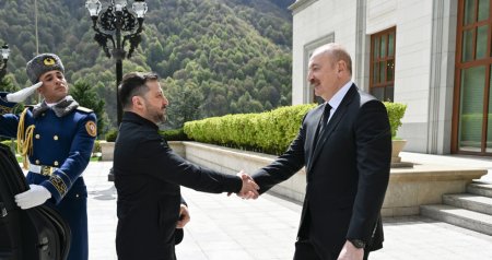 Zelenski Azərbaycana GƏLDİ &ndash; FOTO/VİDEO