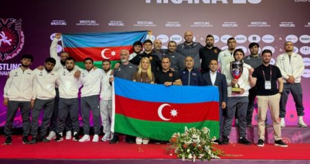 Sərbəst güləş üzrə Azərbaycan millisi 6-cı dəfə Avropa çempionu oldu