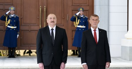 Prezident Çexiyanın Baş nazirini belə qarşıladı &ndash; FOTO/VİDEO