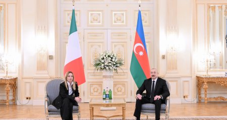 İlham Əliyev və Ciorcia Meloni mətbuata bəyanatlarla ÇIXIŞ EDİRLƏR
