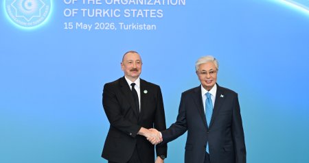 İlham Əliyev TDT Dövlət başçılarının Zirvə görüşündə - FOTO
