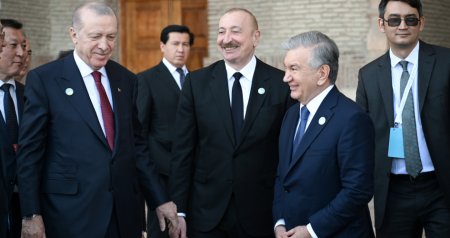 Liderlərin Türküstandan səmimi FOTOLARI