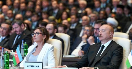 Prezident və birinci xanım WUF13-ün açılış mərasimində - FOTO 