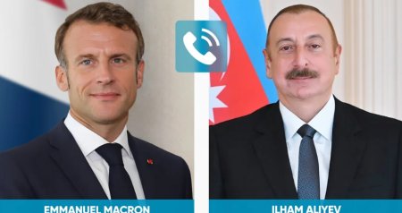 Emmanuel Makron İlham Əliyevə ZƏNG ETDİ
