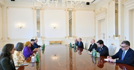 Prezident İlham Əliyev Amina Mohammedi qəbul edib - FOTO