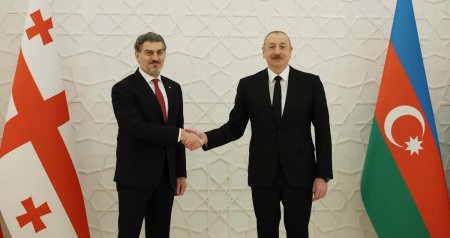 İlham Əliyevdən Mixeil Kavelaşviliyə TƏBRİK