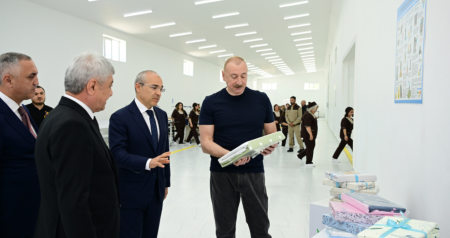 Xocalı şəhərində &ldquo;Qarabağ Tekstil Evi&rdquo; istifadəyə verildi - FOTO