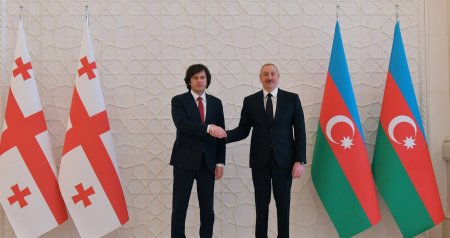 İrakli Kobaxidze Azərbaycan Prezidentini təbrik edib