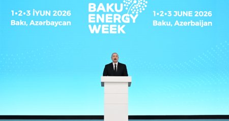 İlham Əliyev &ldquo;Baku Energy Forum&rdquo;unun rəsmi açılış mərasimində - FOTO