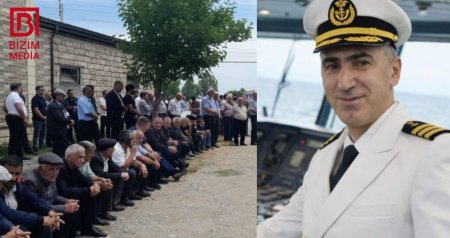 Azovda həyatını itirən kapitanla vida mərasimi keçirilir &ndash; FOTO - VİDEO