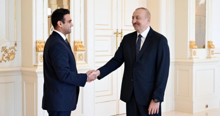 ABŞ Konqresinin Nümayəndələr Palatasının üzvü İlham Əliyevin QƏBULUNDA &ndash; FOTO