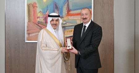 İlham Əliyev Məhəmməd Süleyman Əl-Casirə &ldquo;Dostluq&rdquo; ordenini TƏQDİM ETDİ &ndash; FOTO