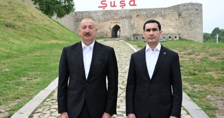 Prezidentlərin iki günlük görüşündən VİDEOÇARX