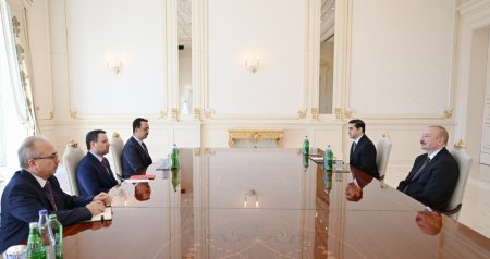 İlham Əliyev türkiyəli naziri qəbul etdi &ndash; FOTO