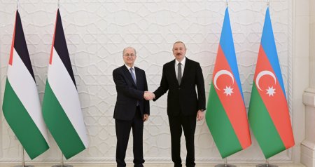 İlham Əliyev Fələstinin Baş nazirini qəbul etdi &ndash; FOTO