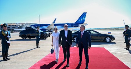 İlham Əliyevin Qırğızıstana dövlət səfəri BAŞA ÇATDI - FOTO