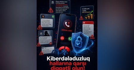 Vətəndaşların nəzərinə: Kiberdələduzluq hallarına qarşı diqqətli olun! - VİDEO