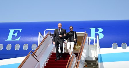 Prezident və birinci xanım Qırğızıstanda səfərdədir &ndash; FOTO/VİDEO