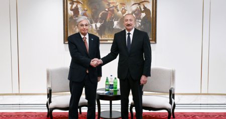 Prezidentin Bişkekdə Tokayev ilə GÖRÜŞÜ KEÇİRİLDİ - FOTO/VİDEO