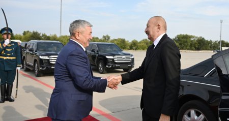 Prezident İlham Əliyevin Qırğızıstana səfəri başa çatdı - FOTO/VİDEO