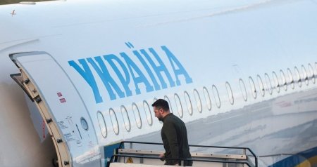 Zelenskinin təyyarəsi dron tərəfindən vurulmaq təhlükəsi ilə üzləşib
