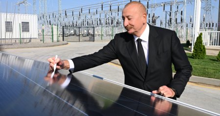 "Qobustan" Günəş Elektrik Stansiyasının açılış mərasimindən yadda qalanlar &ndash; VİDEO