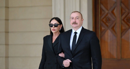 Prezident və birinci xanım Şamaxıda